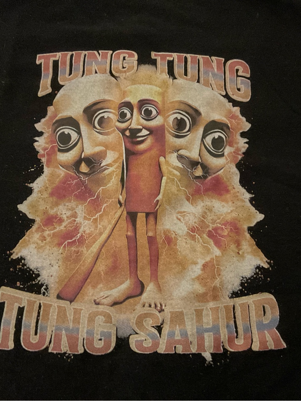 Tung Tung Tung Sahur Graphic Short Sleeve Tee - Black Medium